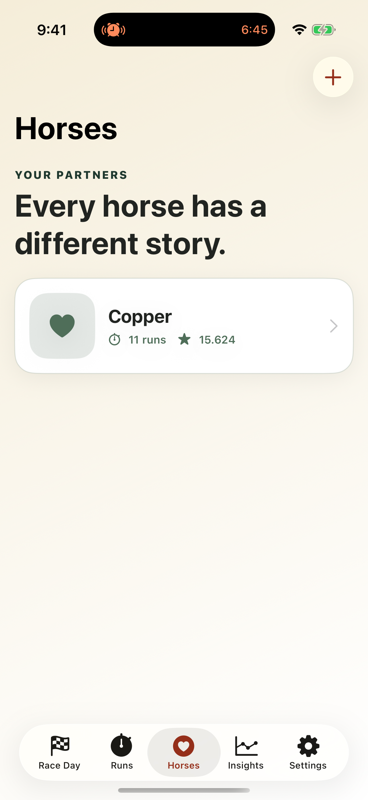 Run Ready app screen 4